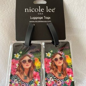 NICOLE LEE VACATION GIRL IN PARADISE LUGGAGE TAG